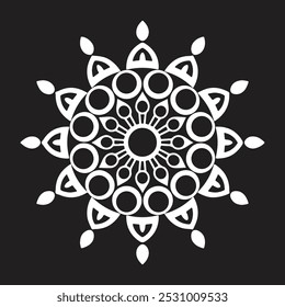 Spiritual Mandala Vector Art Design, Chakra Harmony