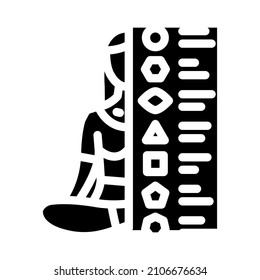 spiritual meditation glyph icon vector. spiritual meditation sign. isolated contour symbol black illustration