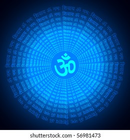 Spiritual Om Background