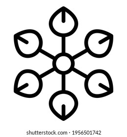 Spiritual power icon. Outline Spiritual power vector icon for web design isolated on white background