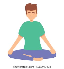 Spiritual practice icon. Cartoon of Spiritual practice vector icon for web design isolated on white background