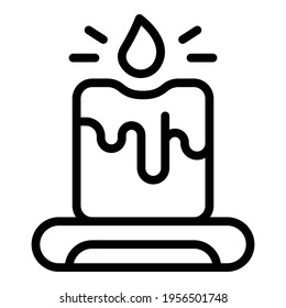 Icono de práctica espiritual. Esquema Icono vectorial de práctica espiritual para el diseño web aislado en fondo blanco