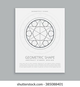 spiritual sacred geometric poster