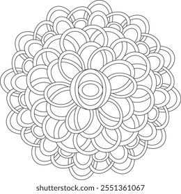 spiritual symbol motif adult coloring page celtic mandala mystic vector Christmas