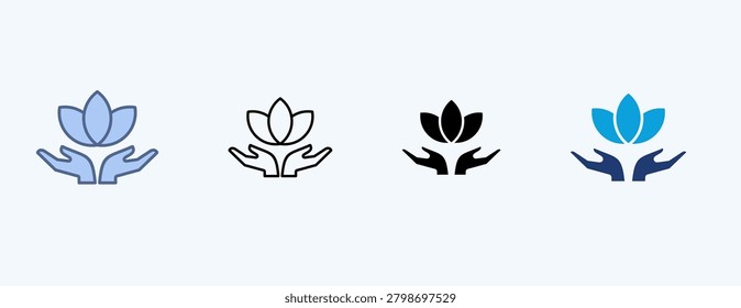 Spirituality Multiple Icon Illustration Vector