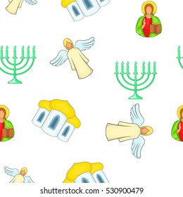 Spirituality pattern. Cartoon illustration of spirituality vector pattern for web