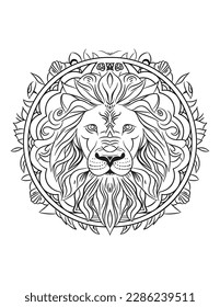 Spirituell Empowerment von Mandala Lion Art
