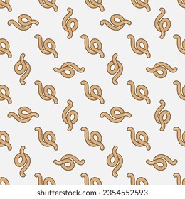 Spirochetes vector Bacteria concept modern colorful seamless pattern