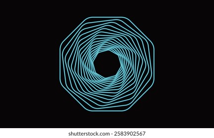 Spirograph abstract element. Can be used as a protective layer for documents. Vector illustration