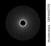 Spirograph abstract element. EPS10 vector