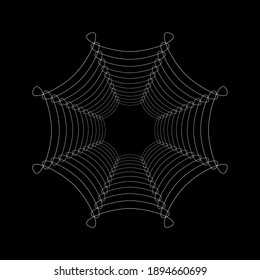 Spirograph abstract element. EPS10 vector