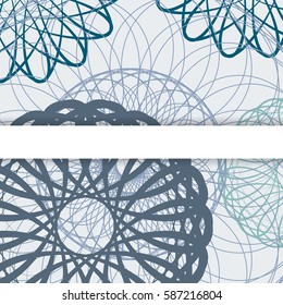 Spirograph background. Guilloche art. 