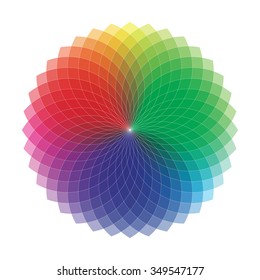 Spirograph Geometric Drawing - Color Spectrum (Set A)


