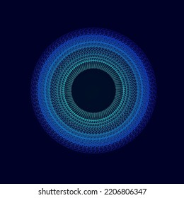 spirograph radial abstract lines geometric background