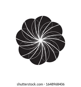 spirograph style design vector illustration