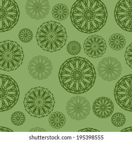 Spirographs Pattern. Vector seamless texture