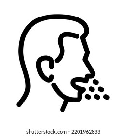 spit icon or logo isolated sign symbol vector illustration - high quality black style vector icons
