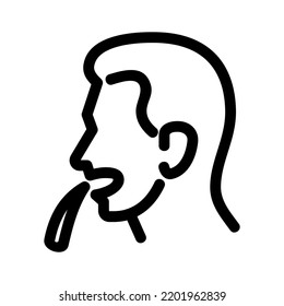 spit icon or logo isolated sign symbol vector illustration - high quality black style vector icons
