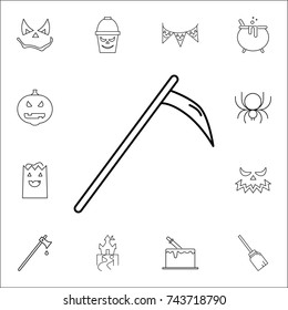 Spit icon. Set of Halloween icons on white background