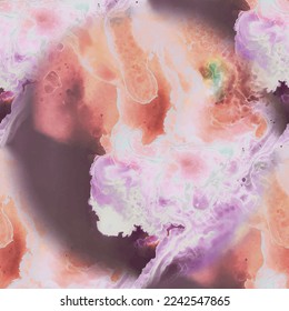 Splash Abstract Texture. Alcohol Ink Sun Fire. Fluid Repeat Illustration. Fluid Acrylic Splash. Liquid Seamless Red Fire. Acrylic Ink Marble Paint. Yellow Holi Space. Hot Vector Seamless Sun Fire