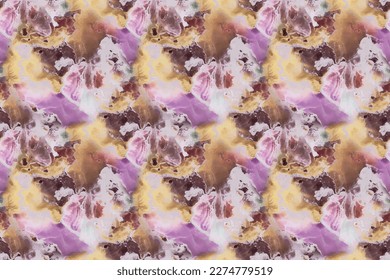 Splash Abstract Texture. Science Ink Repeat Space. Liquid Galaxy Illustration. Water Color Holi Paint. Unicorn Ink Background. Fluid Vector Splash. Fluid Seamless Watercolor. Trippy Seamless Painting