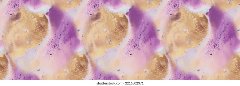 Splash Abstract Texture. Unicorn Ink Splash Space. Water Color Holi Paint. Fluid Vector Grunge. Vector Seamless Painting Liquid Galaxy Background. Science Ink Illustration. Fluid Science Watercolor.