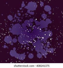 Splash acrylic abstract background. Vector illustration