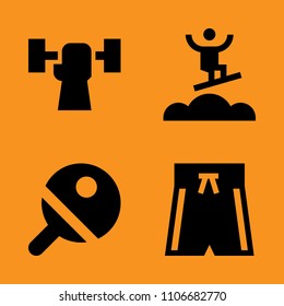 splash, active, weight and background icons set. Vector illustration for web and design