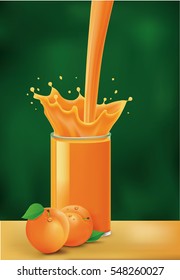 splash of apricots juice