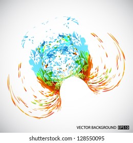 Splash background. EPS10 vector