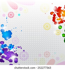 Splash background. EPS10 vector
