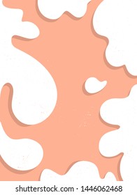 Splash background. Smooth texture. Nature backdrop. Abstract Healthy drink element. drink. Vector illustration