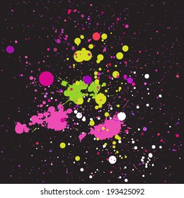 splash background vector blot abstract design silhouette texture paint illustration 