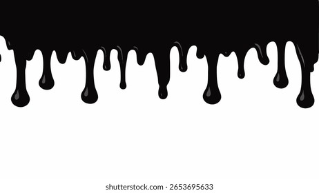Splash Blob. Grunge Monochrome Vector. Advertising Bage.