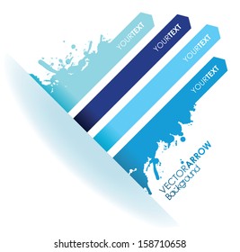 a splash blue line arrow line background