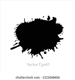 splash brush color background.creative Vector EPS10
