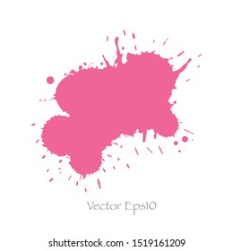 splash brush color background.Vector EPS10