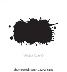 splash brush color ink background.creative Vector EPS10