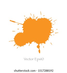 splash brush color ink background.Vector EPS10
