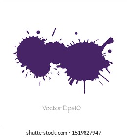 splash brush purple abstract background.creative Vector EPS10