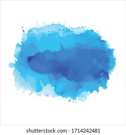 splash of brush shades watercolor illustration.vector Eps10