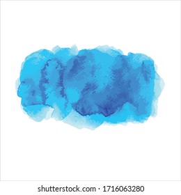 splash of brush shades watercolor illustration.vector Eps10