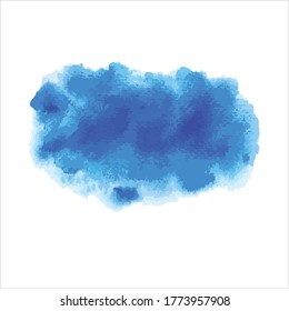 splash of brush shades watercolor illustration.vector Eps10