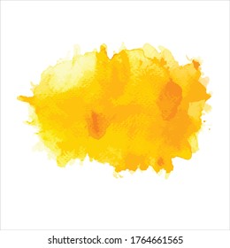 splash of brush shades watercolor on white.Vector illustration Eps10