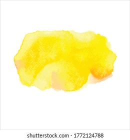 splash of brush shades watercolor on white background.Vector Eps10