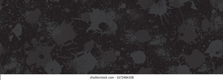 Splash camouflage background. Seamless pattern vector.