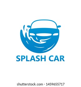 Splash Car Logo Template Design Vector, Emblem, Design Concept, Creative Symbol, Icon