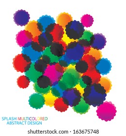 Splash colorful design