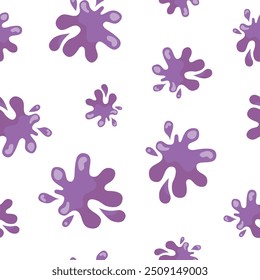 Salpica un punto colorido. Patrón sin fisuras. Forma fluida decorativa. Dibujo de Vector. Diseña adornos.