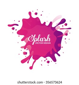 splash concept design, vector illustration eps10 graphic 